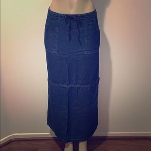 VINTAGE Maxi denim skirt